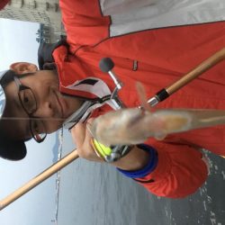 １投目からキビレチヌ釣った。やったぜ＾＾＾